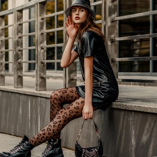 Yilanmy Patterned Tights for Women sheer black tights High Waist Pantyhose2