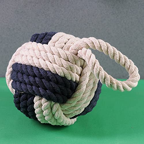 Nautical Doorstop Sailor Rope Knot Door Stopper, Window Wedge Bookend Product Decorative Door Wedge Marine Mediterranean Theme Gift Decorative Doorstop For Home Office Party (Bule-White) #TOP1