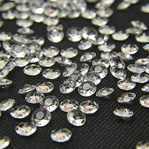 Zkc 4.5Mm 10000Pcs Clear Crystal Acrylic Diamond Vase Fillers Beads For Wedding Centerpiece Table Scatter Shower Party Vase Beads Decorations #TOP1