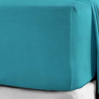 CreationsMart Luxury Bedding 100% Brushed Cotton Flannelette 40CM/16 Extra Deep Fitted Sheets in 12 Colours (Silver, King)