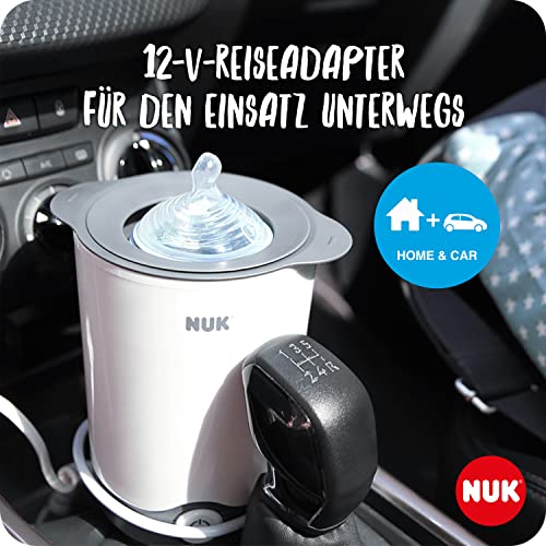 NUK Thermo Express Plus Tragbarer Flaschenwärmer | schonendes Erwärmen von Flüssigkeiten und Brei in 90 Sek. | automatische Abschaltung… – Ansicht 3