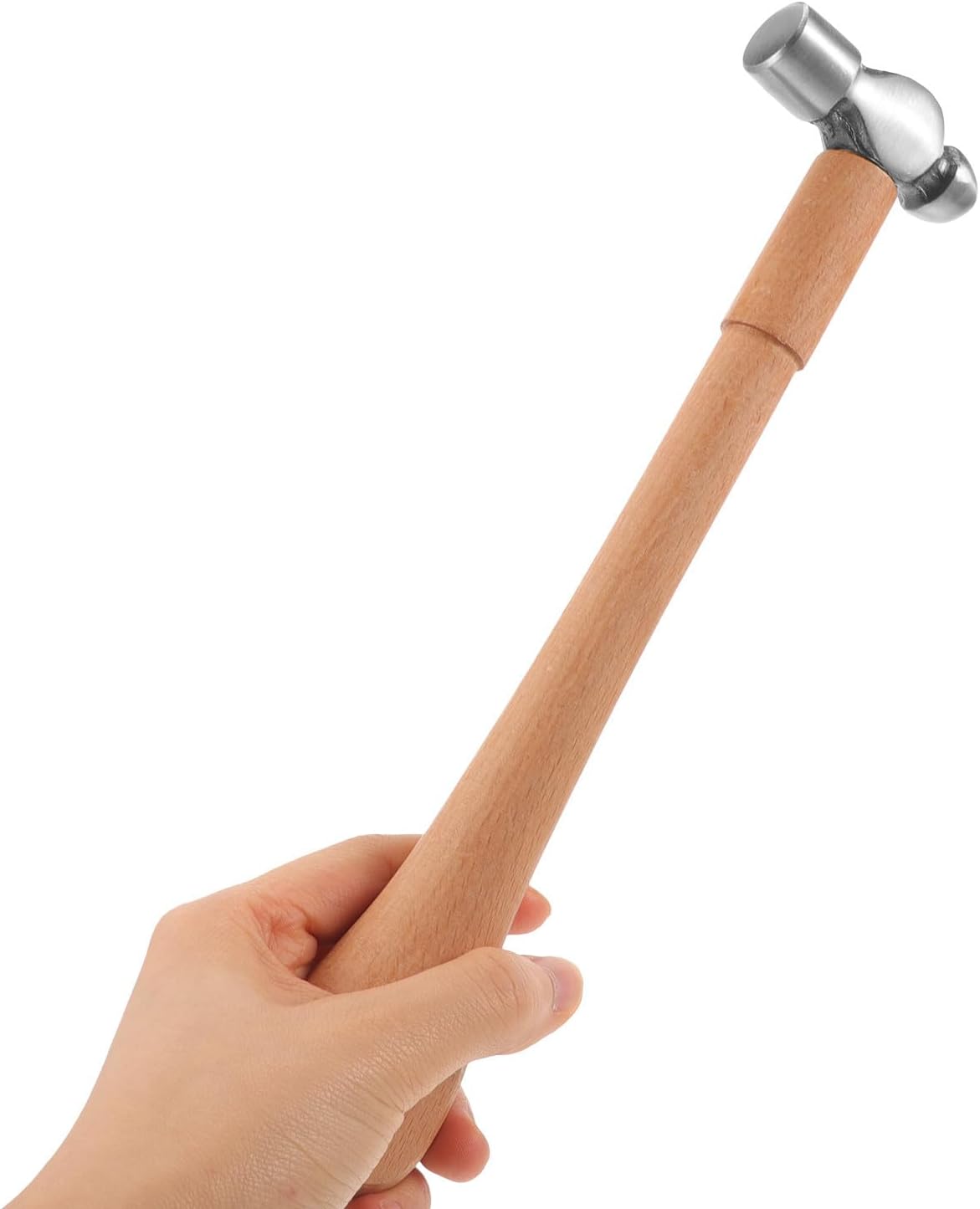 Mini round Head Hammer 4oz Wood Handle Jewelry Stamping Tool Metal Hammer for Crafts and Jewelry Making
