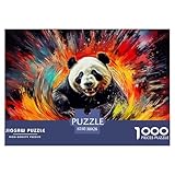Puzzle De 1000 Piezas PandaDesafíos Extra Divertidos Pasatiempo Creativo Totem...