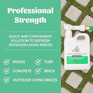 SKOUT'S HONOR Pet Urine & Odor Destroyer Concrete & Turf - Professional Strength, Plant-Powered, Cruelty-Free Urine Eliminator for Concrete, Turf, and Outdoor Living Spaces 32 oz.