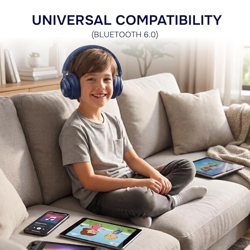 Image of ARTIX Wireless Headphones for Kids Bluetooth Headphones for School (Blue)