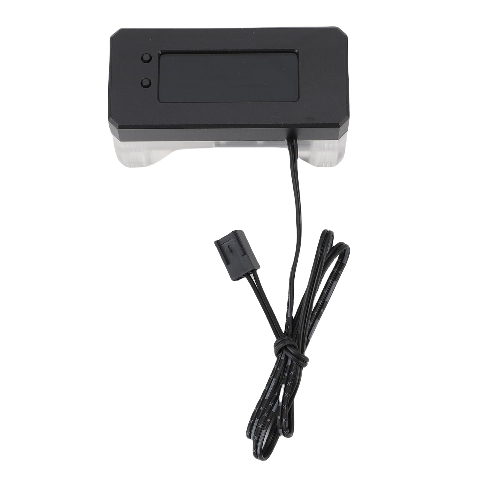 Misuratore di Portata per Raffreddamento Ad Acqua, Kit di Raffreddamento Ad Acqua per PC 12V 24V 3 Pin, Indicatore di Flusso del Liquido di con Allarme per Alta Temperatura e Basso Numero di