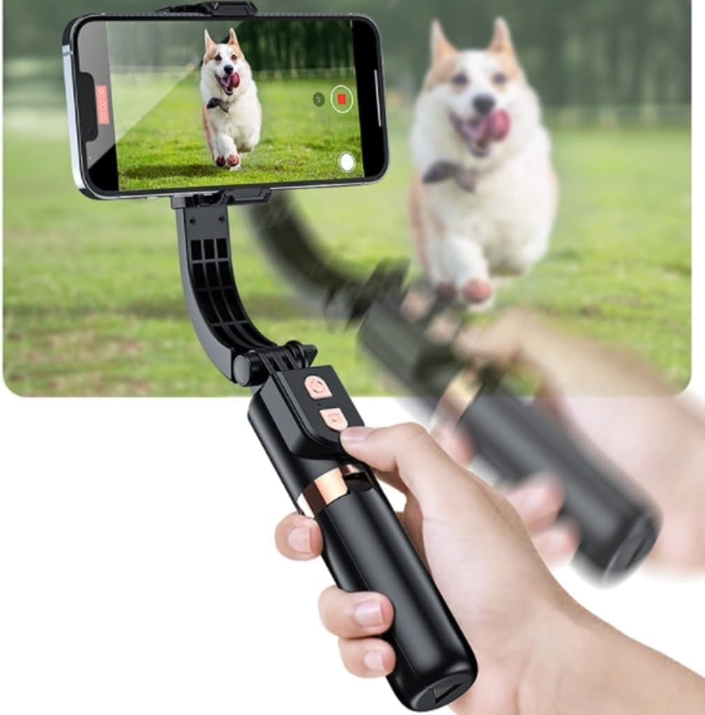 Handheld Automatic stabilizer Cell Phone Selfie Stick Shooting Photo Bracket Live Recording Video Artifact 360 Degrees