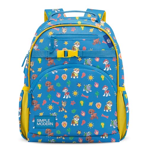 Simple Modern Medium Paw Patrol Toddler Backpack for School Girls and Boys | Kindergarten Elementary Kids Backpack | Fletcher Collection | Kids - 15 tall | Paw Patrol Outdoor Adventures