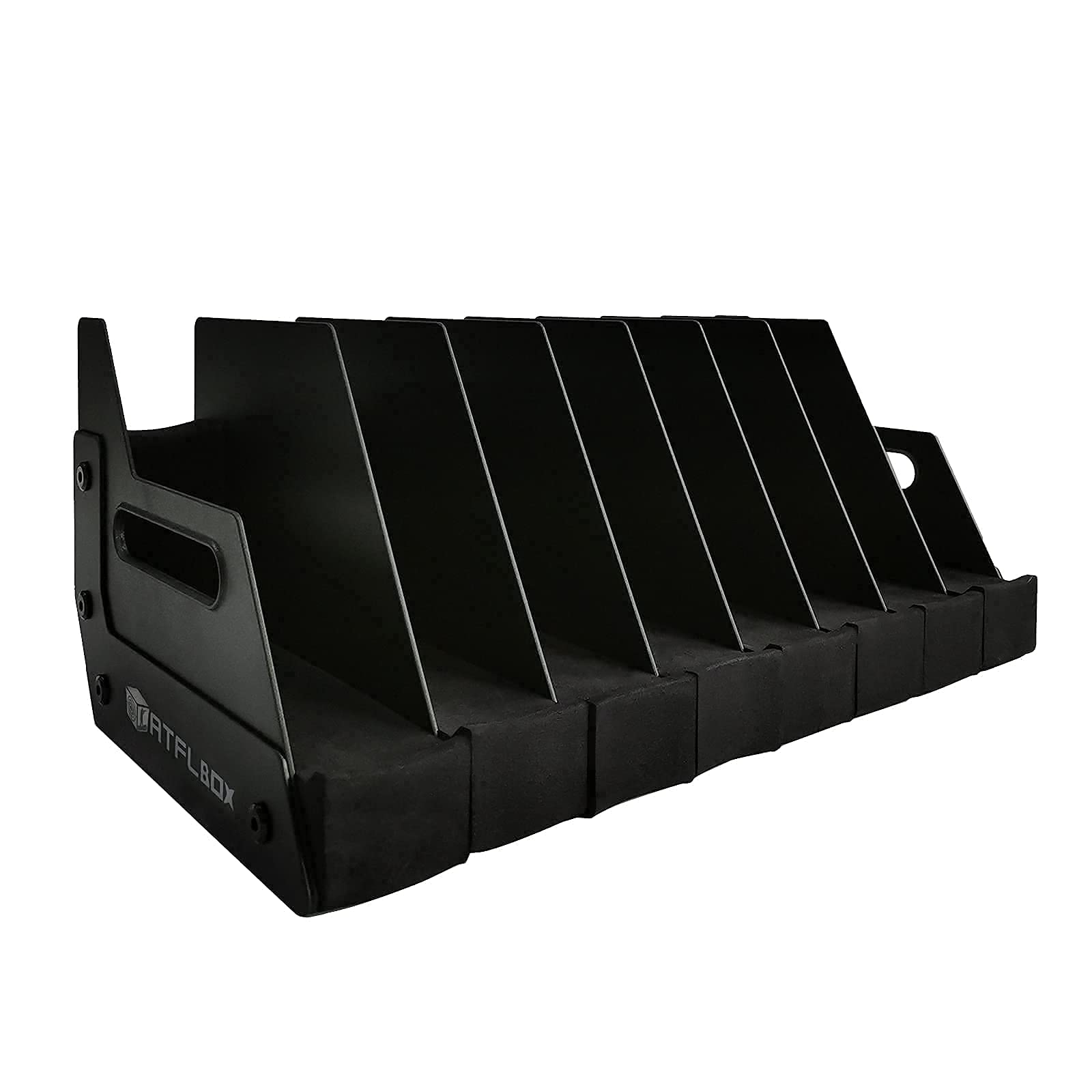 Pistola revólver para pistola, soporte para pistola de mano, se adapta a la mayoría de las pistolas de campo a través de 4 a 8, organizador de almacenamiento de gabinete seguro para armas (8-Slot)