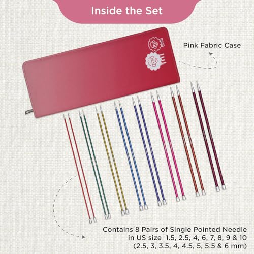 Aiguilles à tricoter KnitPro Zing légères pour éviter la fatigue des mains - 3