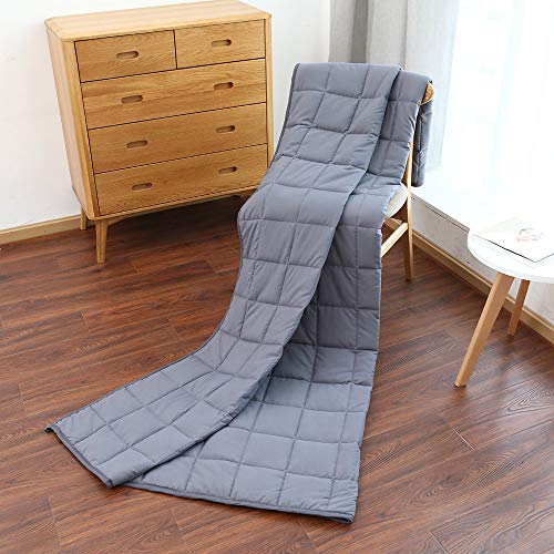 Sonaice Weighted Blanket Adult (20 lbs, 60” x 80”, Queen) Heavy Blanket, Organic