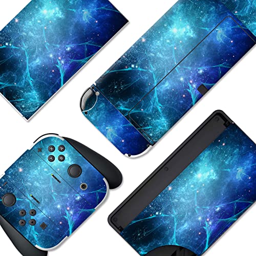 PlayVital Pegatinas Protectora para Nintendo Switch OLED Adhesivos Calcomanías para Nintendo Switch...