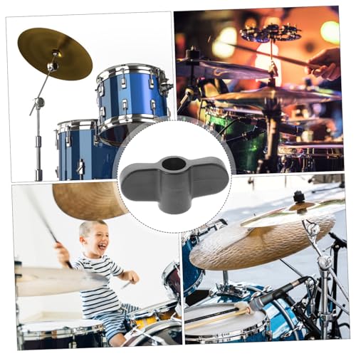 4 piezas de accesorios para soporte de platillos de batería, hardware para juego de batería, repuestos incluyen tornillos de mariposa y mango de sujeción para instalación fácil miniatura 7