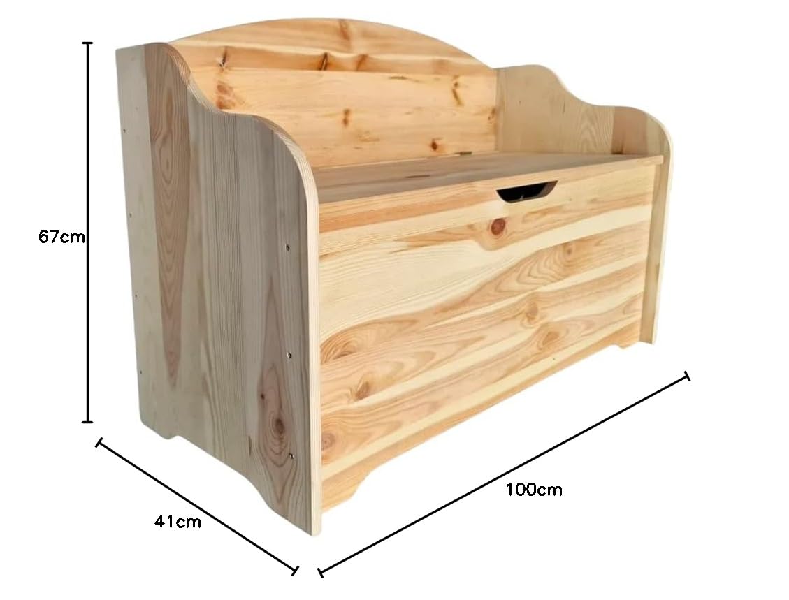 MAURY'S IL NUMERO UNO DEL RISPARMIO BAULE CASSAPANCA IN ABETE MASSELLO ALBERIAMO 100 X 41 X 67H CM