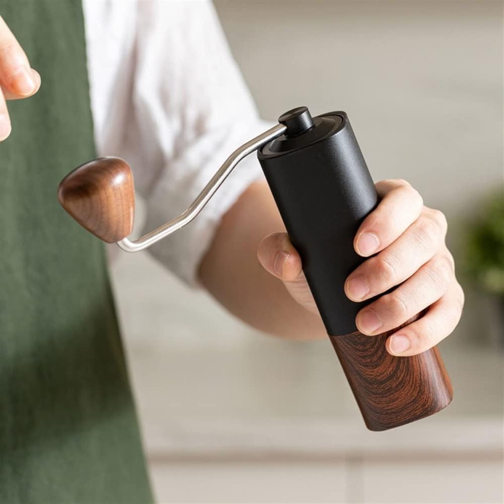 TOEWOE Manual Coffee Bean Grinder, Stainless Steel Hand Coffee Mill, Adjustable Ceramic Core, Manual Coffee Grinder for Drip Coffee, Espresso, French Press
