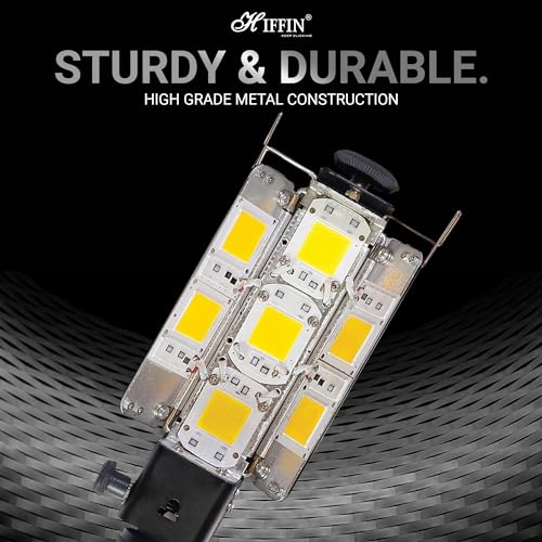 Image of HIFFIN White Porta LED 7 Panel Light Low Power Consuming LED Panels 350Watt (7 X 50w) High Intensity White Light for Photo Video Indoor Outdoor Shoot