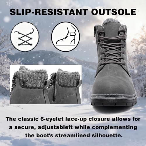 Bottes de marche d'hiver imperméables et antidérapantes - 4
