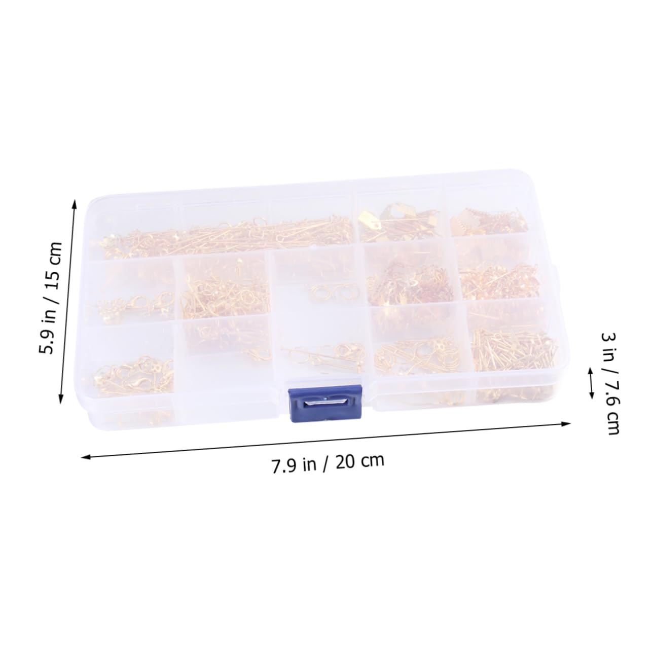 Uonlytech Kit de Accesorios de Bricolaje para Joyería Artesanal 768 Piezas