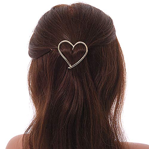 Tobogán de pelo con corazón abierto para peinados elegantes 2