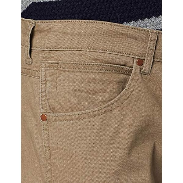 Wrangler heren greensboro jeans, Midstone