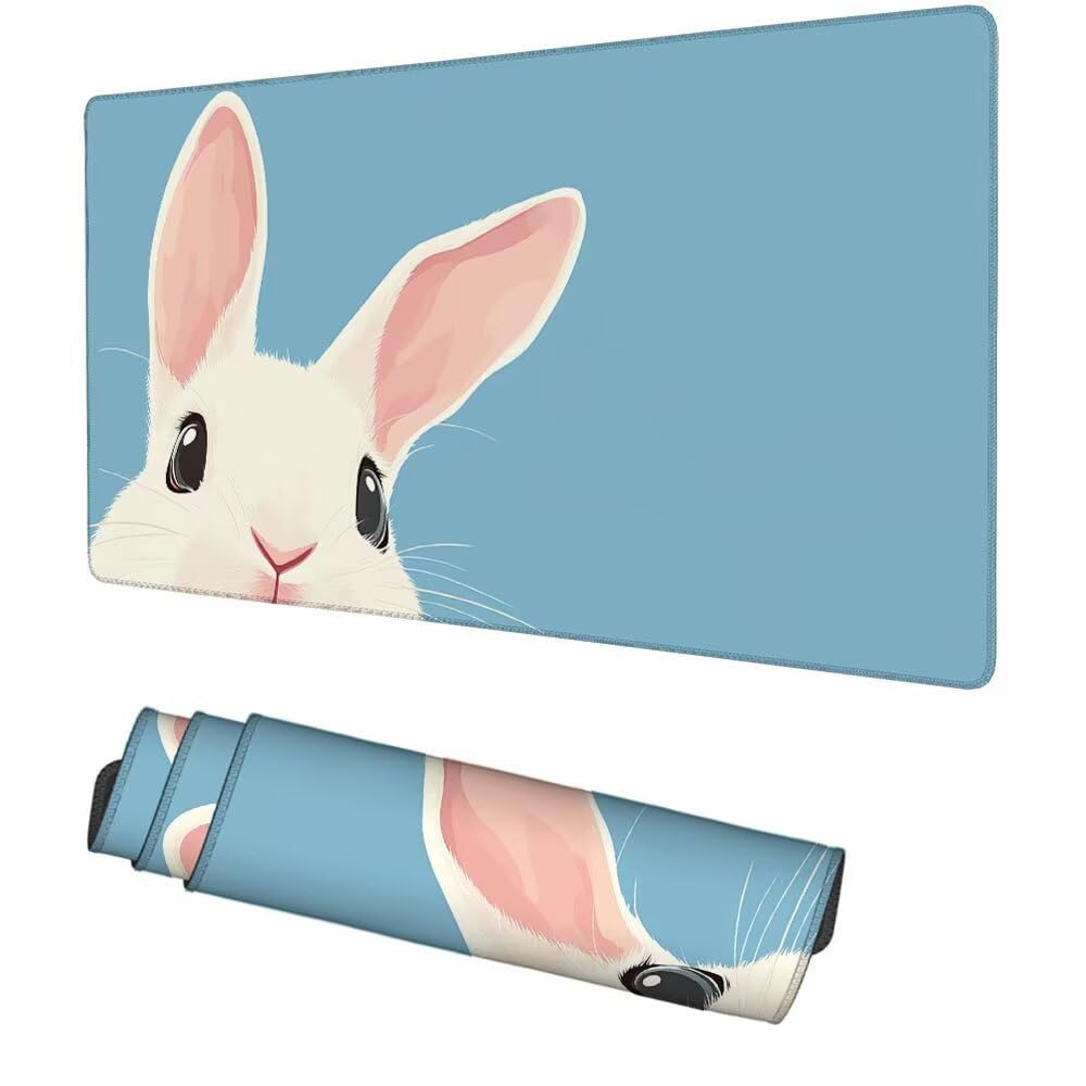Podkładka na biurko, niebieska, XXL, 1200 x 600 x 3 mm, podkładka pod mysz, dla graczy, akcesoria na biurko, antypoślizgowa podkładka, poprawia precyzję i prędkość, do gier i biura, f-191