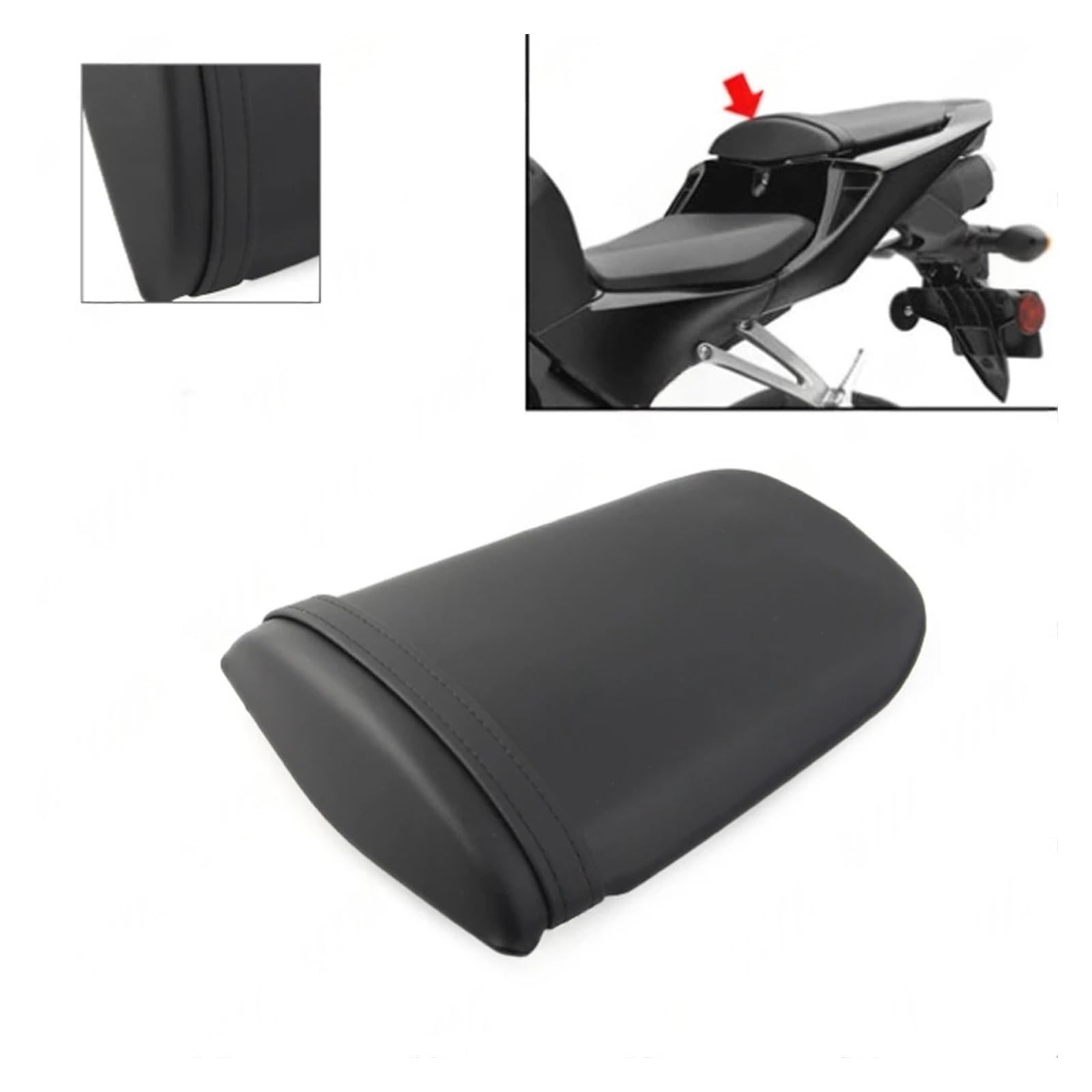 Asiento Pasajero Motocicleta Cojín De Asiento Trasero para Pasajero Motocicleta, Funda Confort, Repuestos Y Accesorios para CBR 600RR 2007-2020