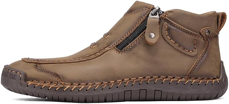 Mens Boots For Men High Top Loafers Shoes Chelsea Leather Casual Dress Men's White Khaki Brown Black Blue Size Boot Man Shoe Formal Oxford