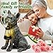 Tfro & Cile Solar Dog Garden Statue Outdoor Lantern Light Decor Yard Ornament Unique Housewarming Gift for Lawn Patio Balcony