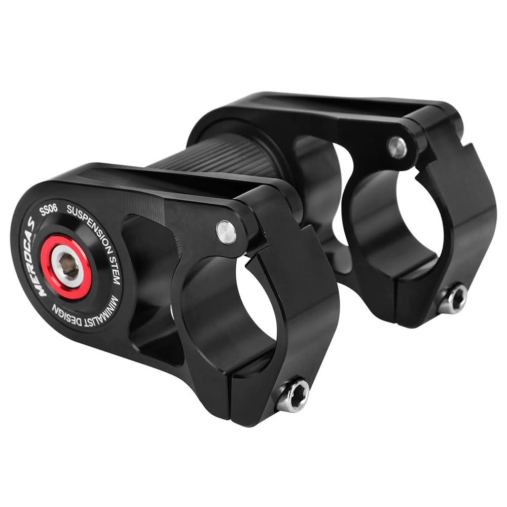 Folding Bicycle stem 25.4x45mm ?BMX Handle Shock stem 25.4mm Handle Universal?Compatible with Brompton A C Pline Compatible with Dahon 412 and SP18