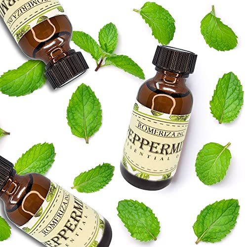 Aceite de menta natural 30 ml en botella ámbar miniatura 5