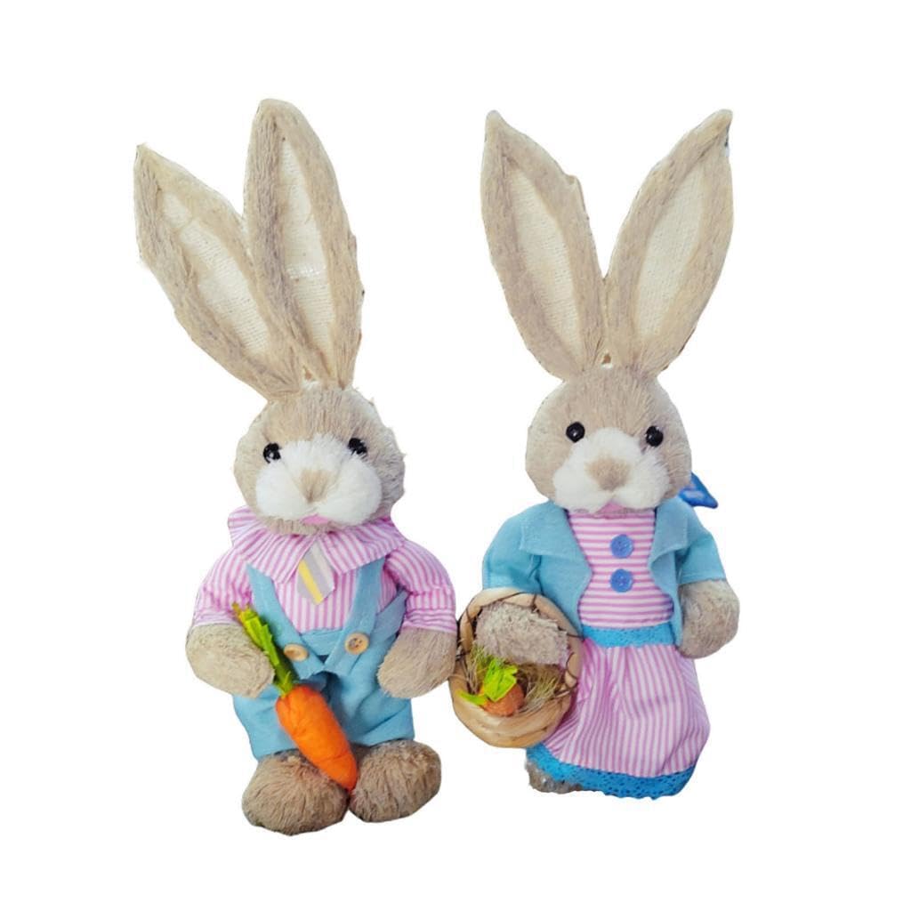 Zambuph Bunny Statues Adorable Easter Bunny Figurines Bringing Whimsy To Yard Decor Or Indoor Spaces Throughout Spring Easter Figurines Animal Statues Home, Style C