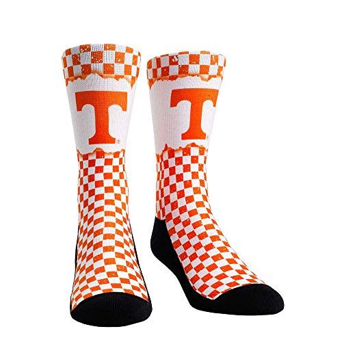 NCAA Tennessee - Checkerboard Socks (S-M)