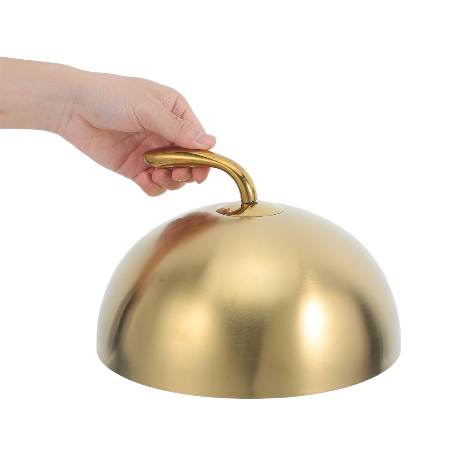 Cloche à fromage ronde et robuste de 24 cm (9,5 po) pour la cuisson à la vapeur et la fonte du fromage - Accessoires pour plancha
