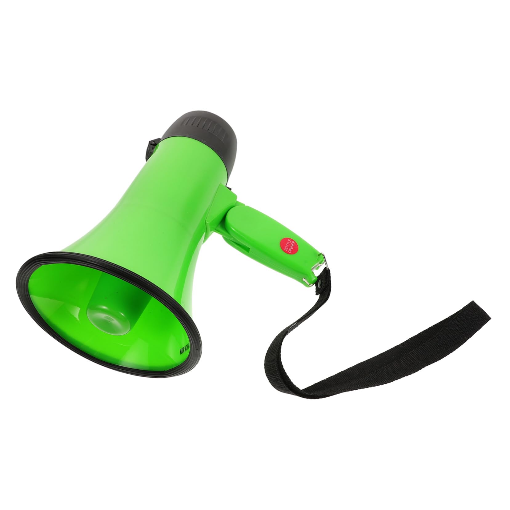 Megáfono Portátil 25 w Grabación 240 s Bocina Ligera Color Verde con Asa para Eventos Exteriores Seguridad Animación y Publicidad