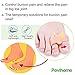 Povihome 10 Pack Big Toe Separators, Temporary Bunion Corrector (1st/2nd Toe), Silicone Toe Spacers for Bunion Pain Relief, Overlapping Toe - Beige