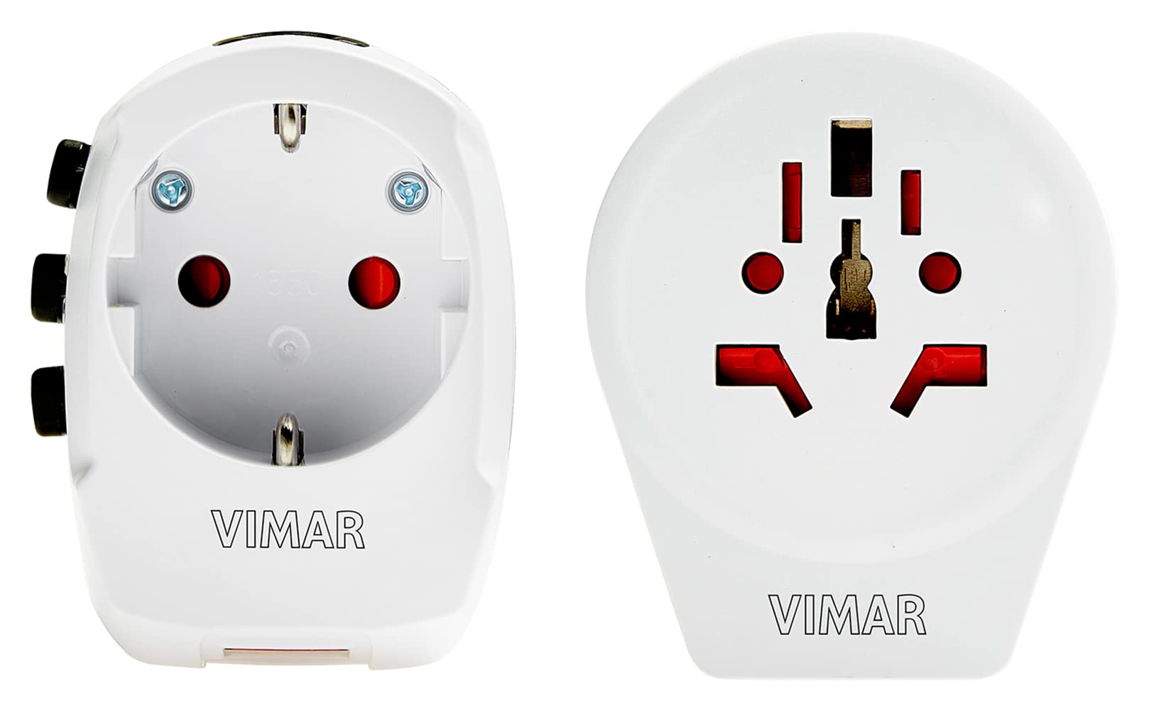 Vimar 0A32303B Universal-Reise-Adapter+USB weiß