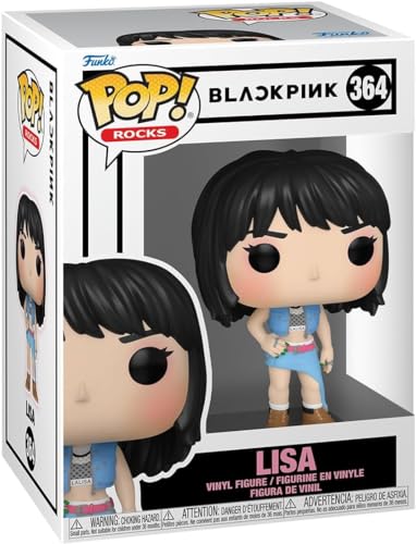 POP Rocks: Blackpink – Figurine Lisa Funko en vinyle (livrée avec étui de protection compatible), multicolore, 9,5 cm - Les Beatles, Paul McCartney, John Lennon, RIngo Starr, George Harrison POP Rocks: Blackpink – Figurine Lisa Funko en vinyle (livrée avec étui de protection compatible), multicolore, 9,5 cm – Image 4