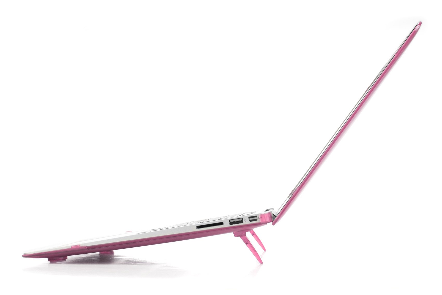 Coque Protectrice Speck SeeThru Pour MacBook Air 13 Pouces - Finition Satinée Rose Fuchsia - 5