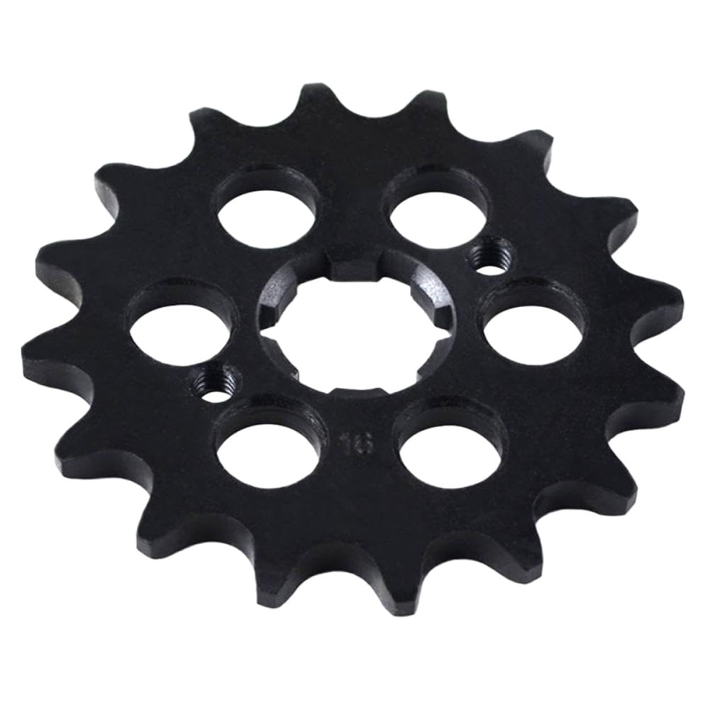Piñón delantero 16T 520 engranaje de cadena compatible con DT250 DT400 SR250 TT250 XV250 XV240 Virago