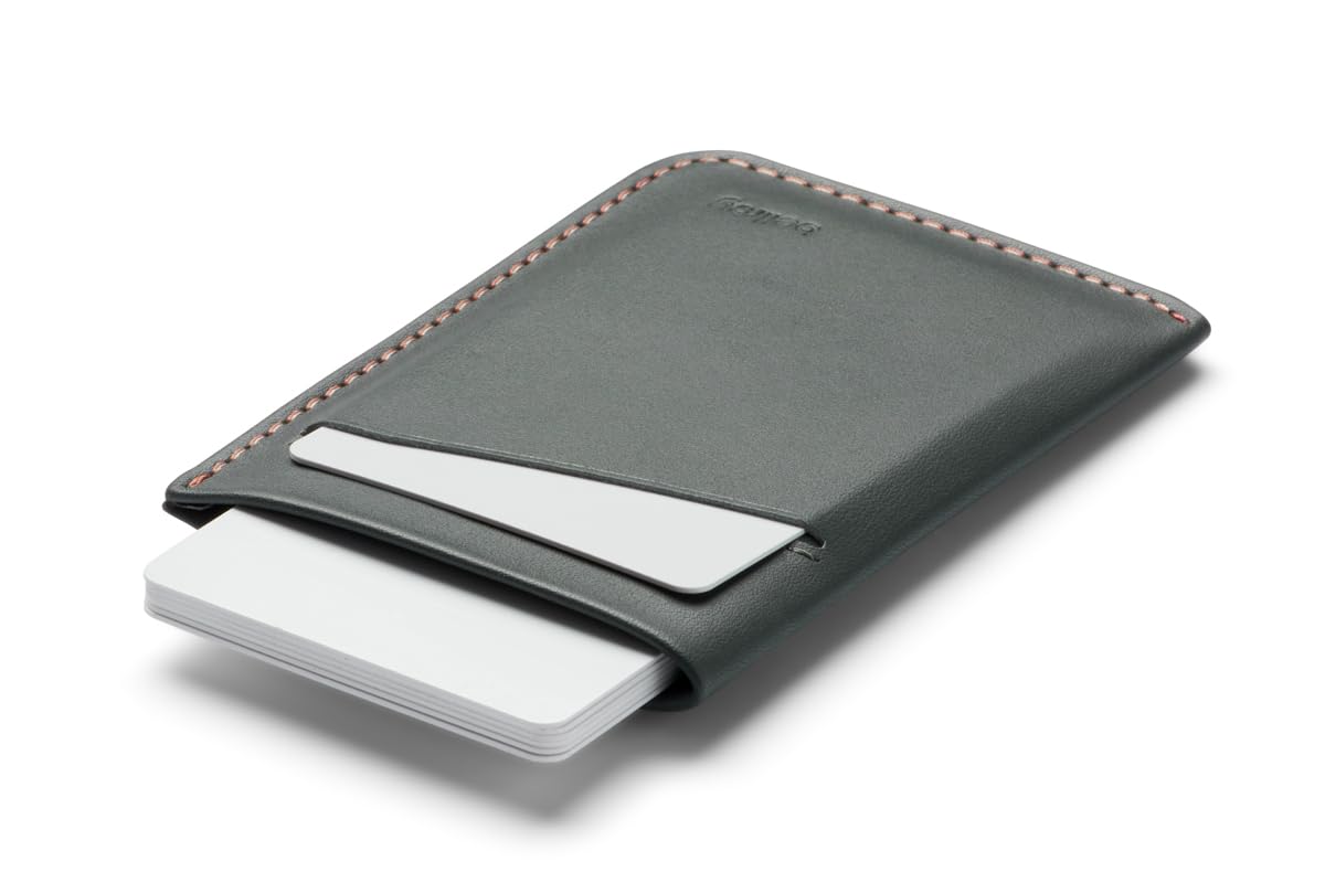 Bellroy Card Sleeve, Schlanke Brieftasche aus Leder - Everglade