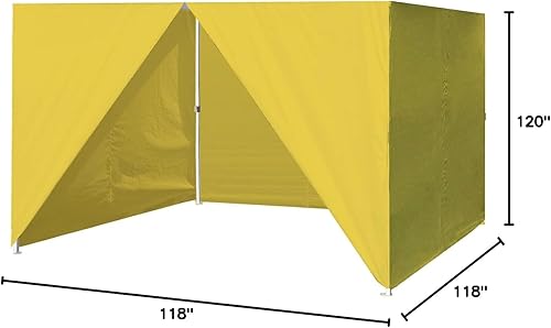 Miniatura 116 de Eurmax USA - Paredes con cierre completo para toldo desplegable de 10 x 15 pies, kit de 4 paredes solo (negro) Blanco,Verde bosque,Verde (Field