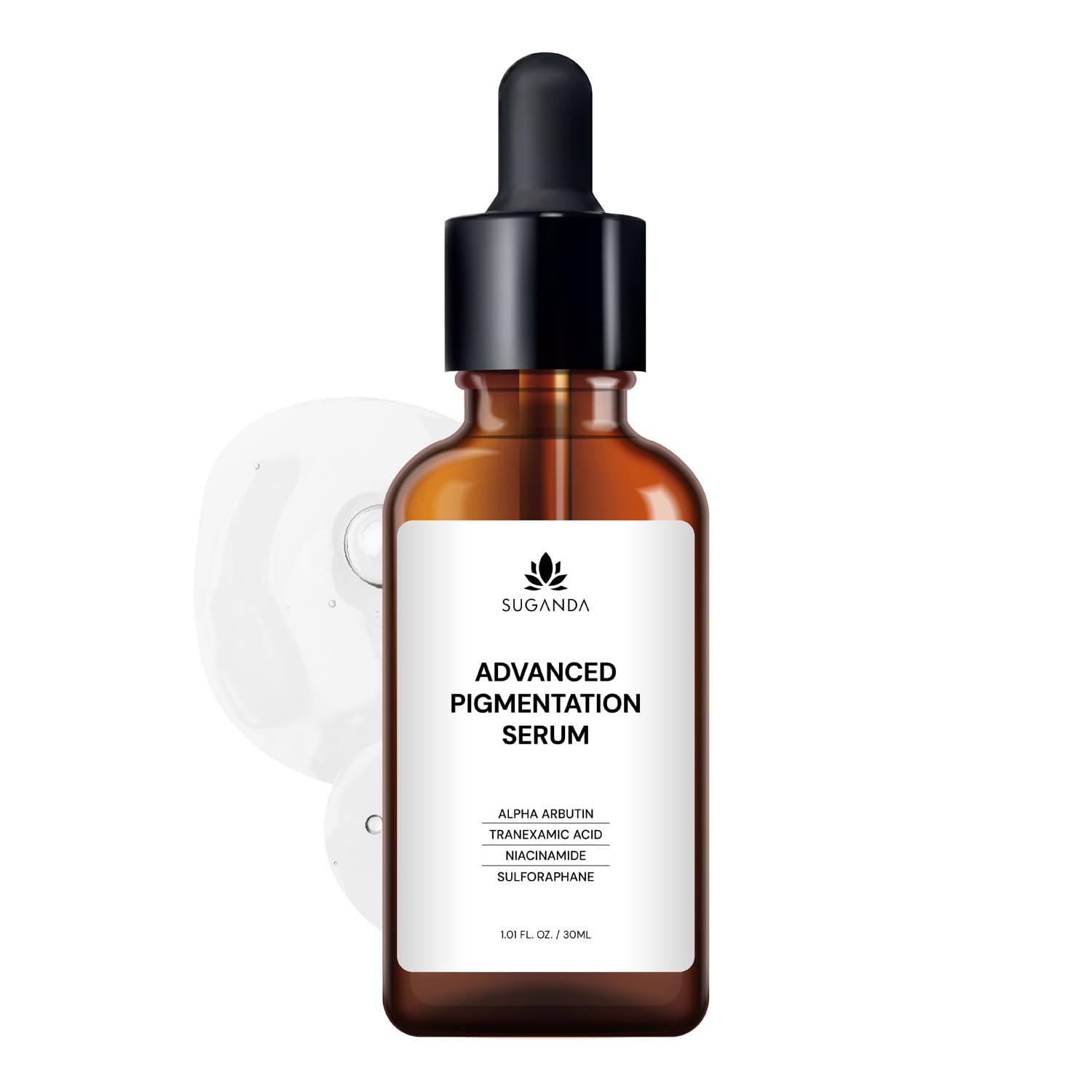 Suganda Advanced Pigmentation Face Serum | Fades Dark Spots, Melasma, Tan & Acne Marks | Alpha Arbutin, Tranexamic Acid & Niacinamide | Brightens & Evens Skin Tone | 30ml