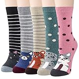 Multi-funcional: Los calcetines térmicos son adecuados para diferentes ocasiones, en otoño e invierno, puede usar nuestros calcetines de tripulación animal en la oficina, la escuela, los deportes, el hogar, el trabajo y así sucesivamente