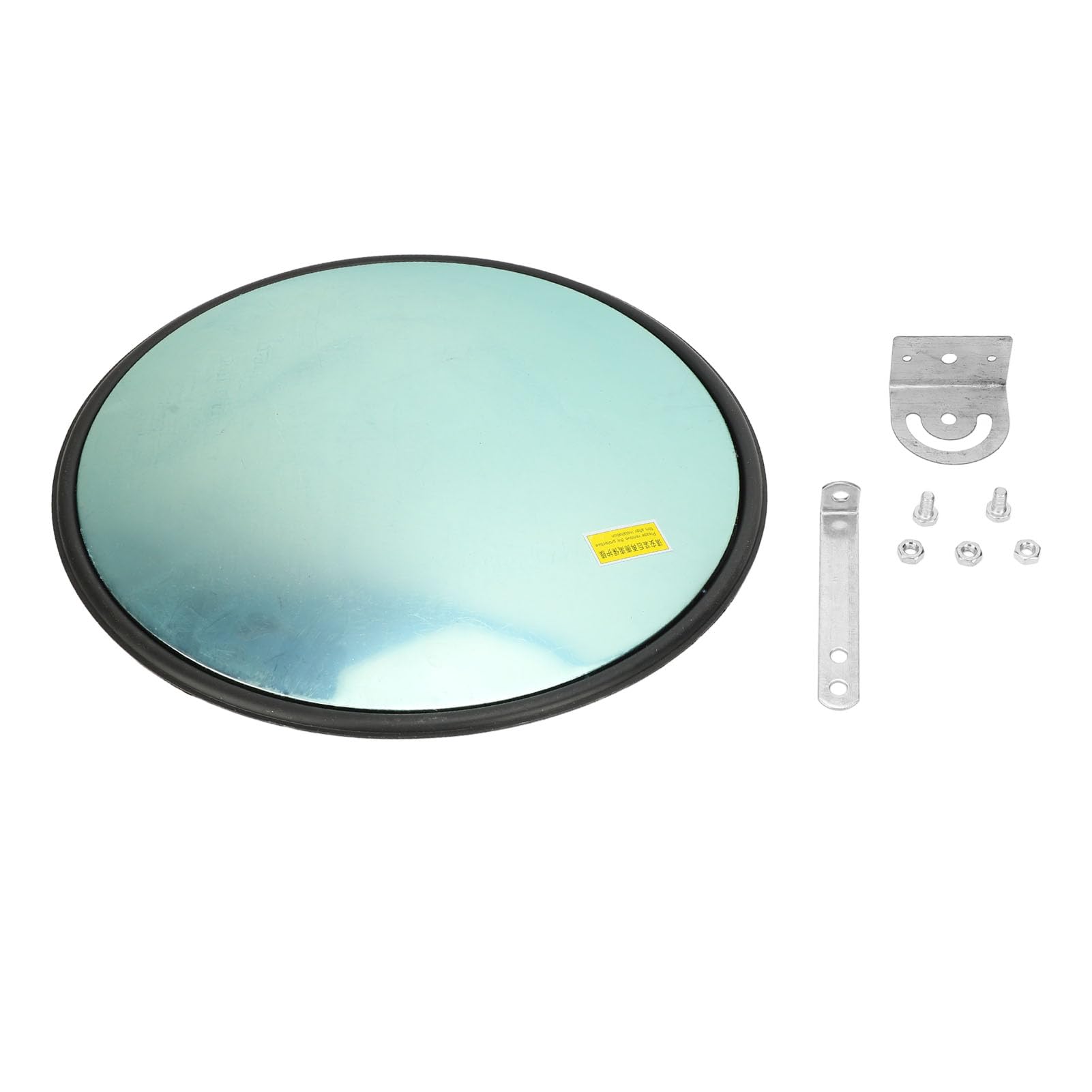 Espejo Convexo de Tráfico Espejo de Seguridad Gran Angular Engrosado para Uso en Interiores y Exteriores Diseño Duradero de Vidrio de 16"