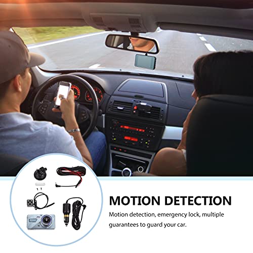 Lurrose Cam 1080P Gravador de Vídeo Condução Traço de Alta Da Definição Câmera Do Carro Com Monitor