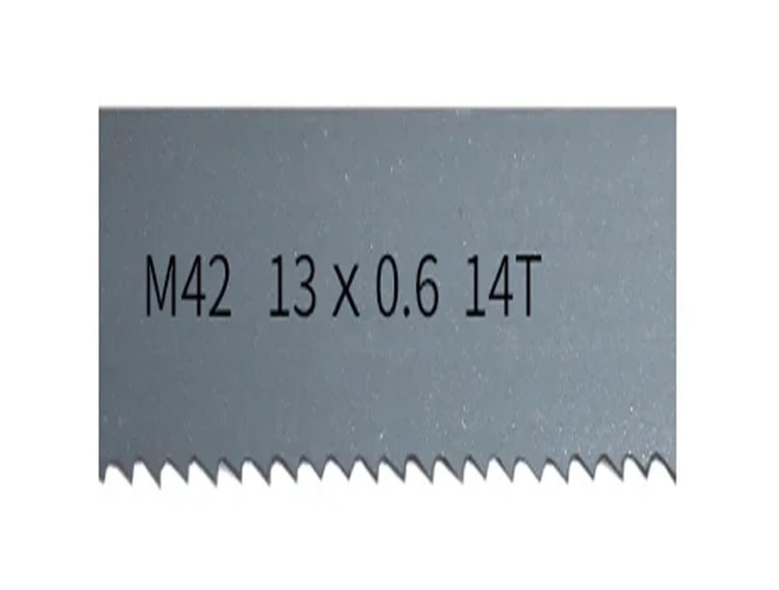 1 szt. M42 bimetaliczne 1/2 "brzeszczoty do pił taśmowych 1300-2930MM X 13mm * 0.6MM z 6/14Tpi brzeszczoty do pił taśmowych do cięcia twardego drewna Metal(14 Tpi,Length 2460mm)