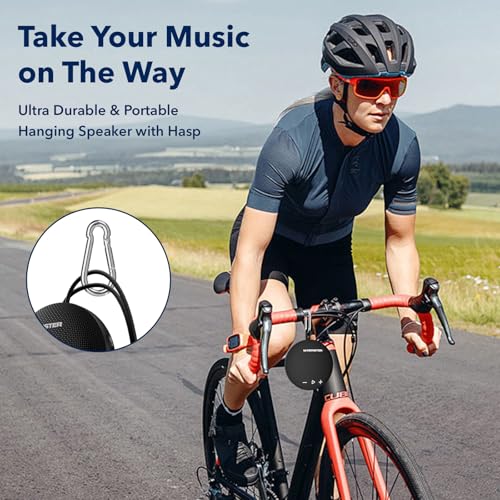 Monster Bluetooth Speaker, IPX8 Shower Speaker Waterproof, Bluetooth 5.4 with Loud HD Sound and Robust Bass, Extra Long Playtime Punchy, for Home, Beaches Portable Wireless Outdoor Speakers - Image 5