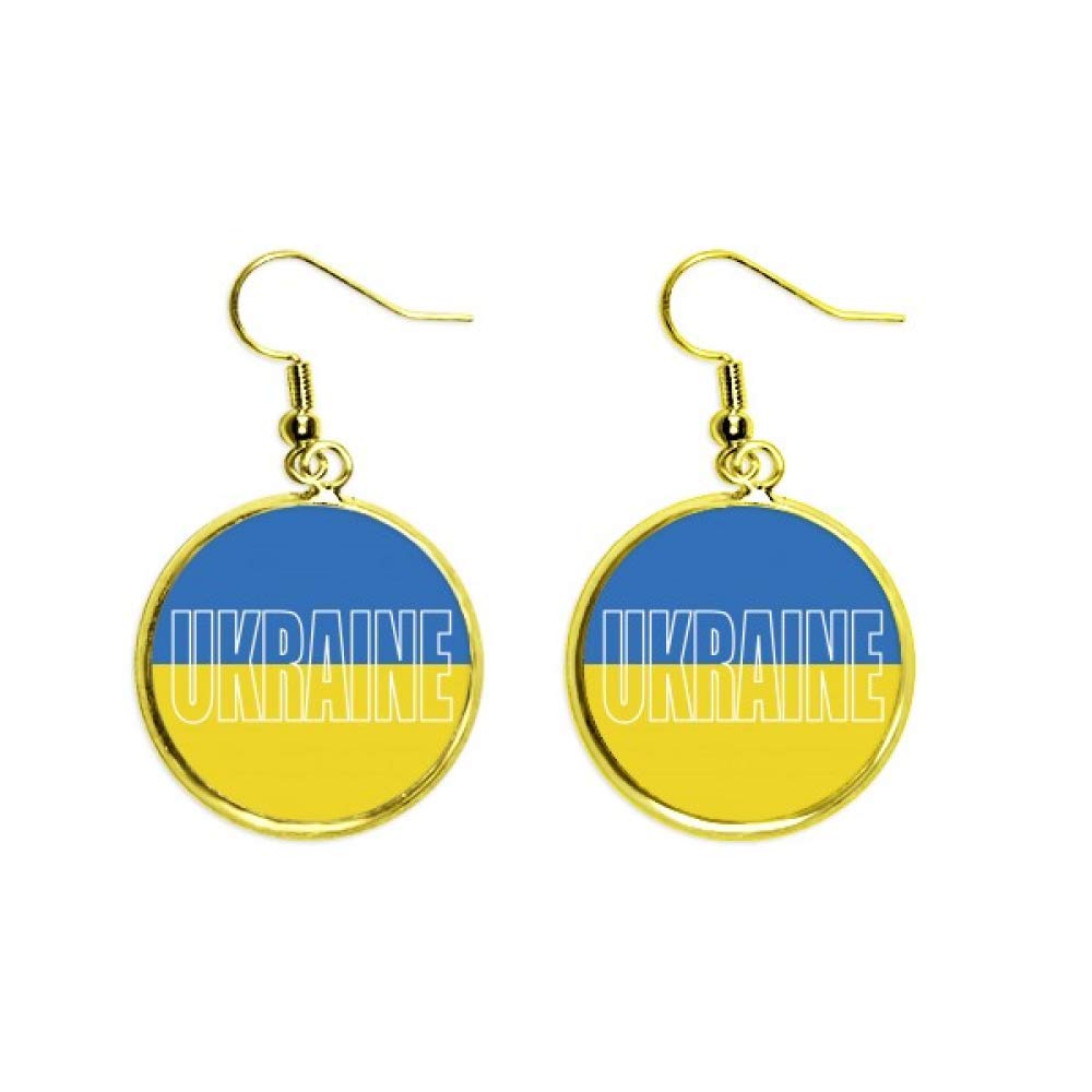 Pendientes de Ucrania dorados ideales para eventos culturales de mujer 2
