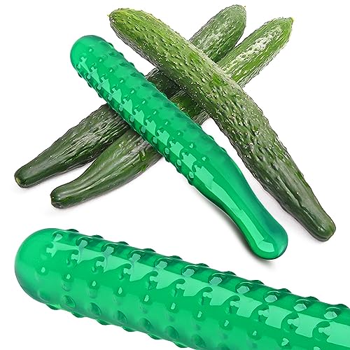 Roluck 24.5cm Realistischer Dildo,TPE Gurkendildo mit strukturierten Pellets Adult Toys Vaginal G-Punkt Anal Play für Männer Frauen Paare Anfänger – Bild 4