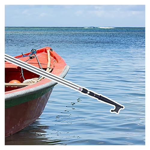 SRNSAEB Portable Dock Rods for Boat Docking, Lightweight Dock Hooks with Telescoping Extension Pole, Ship/Yacht/Dock/Outdoor Water Sports Push Pull Rod(1.15m - 2.4m/3.8ft - 8ft)